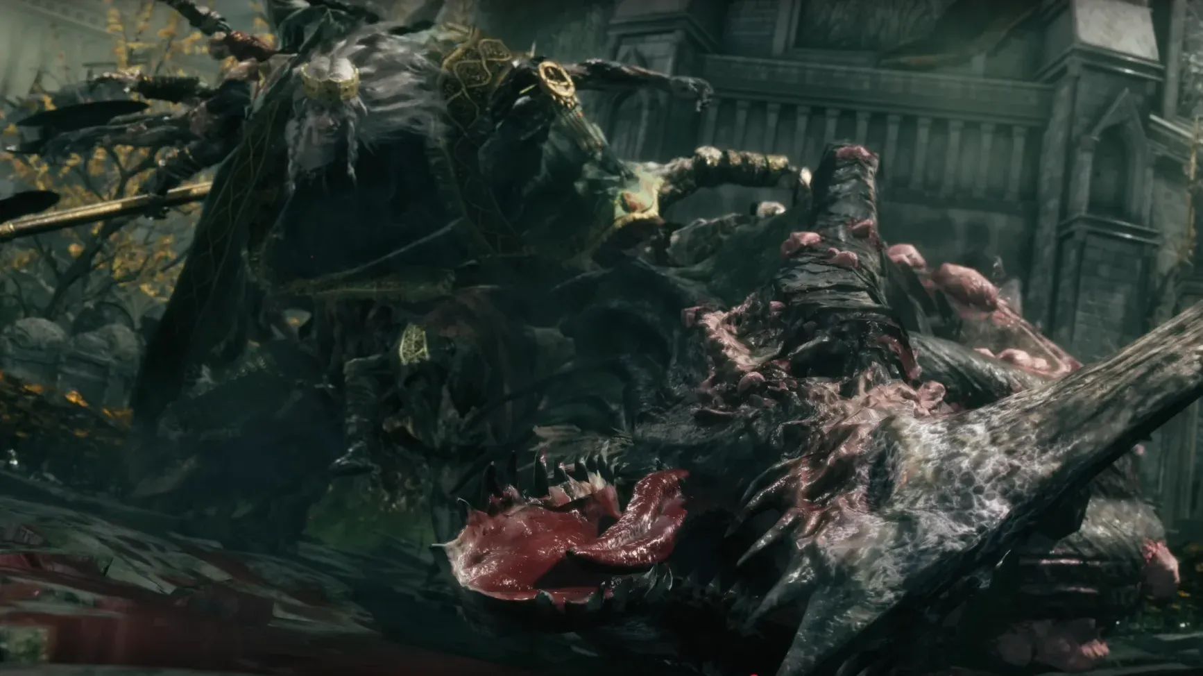 Godrick and Dragon Head